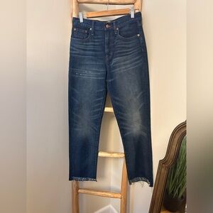 Madewell The Perfect Vintage Jean Distressed Size 26